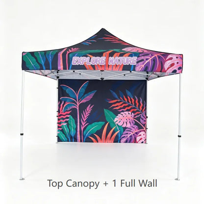 Custom Printed Designed Logo Advertising Fabric Canopy Tents Roof  Outdoor Custom GazeboAdvertising Party Folding