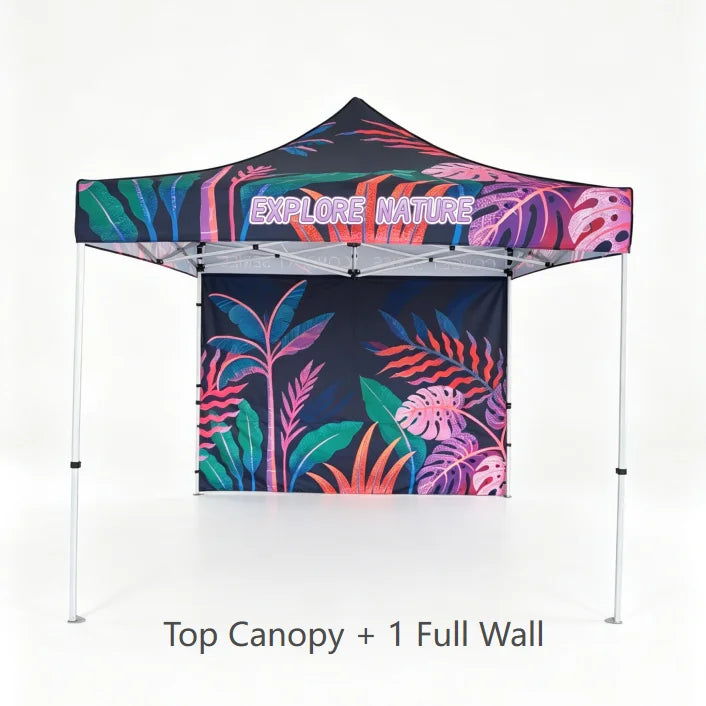Custom Printed Designed Logo Advertising Fabric Canopy Tents Roof  Outdoor Custom GazeboAdvertising Party Folding