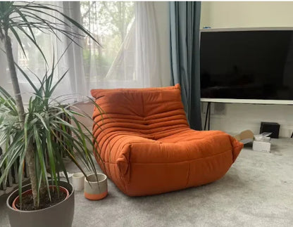 Caterpillar sofa togo modern living room balcony lounge lazy sofa available white lamb wool sofa