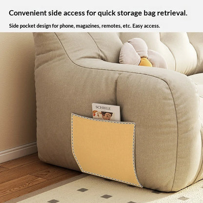 Sofa Bed Living Room Convertible Fabric Sofa Small Apartment Two Three Seater Tatami Lounge Lazy Couch Modern Home Furniture