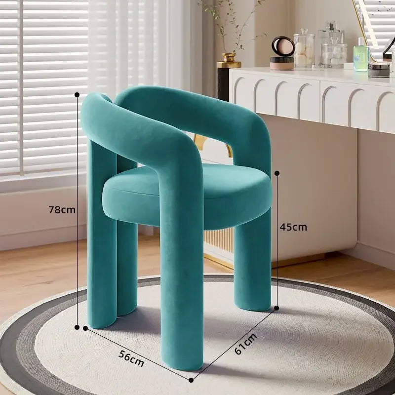 Richome Stool Dressing Chair Makeup Simplicity Modern Bedroom Home Use Light Luxury Dressing Table Simplicity Living Room Sofas