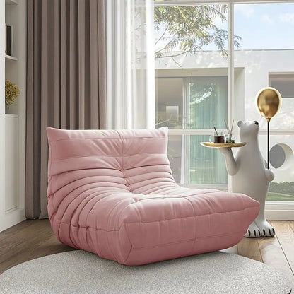 Luxury living room sofa soft suede oversized chair lazy sofa modern living room net red caterpillar technology cloth sofa