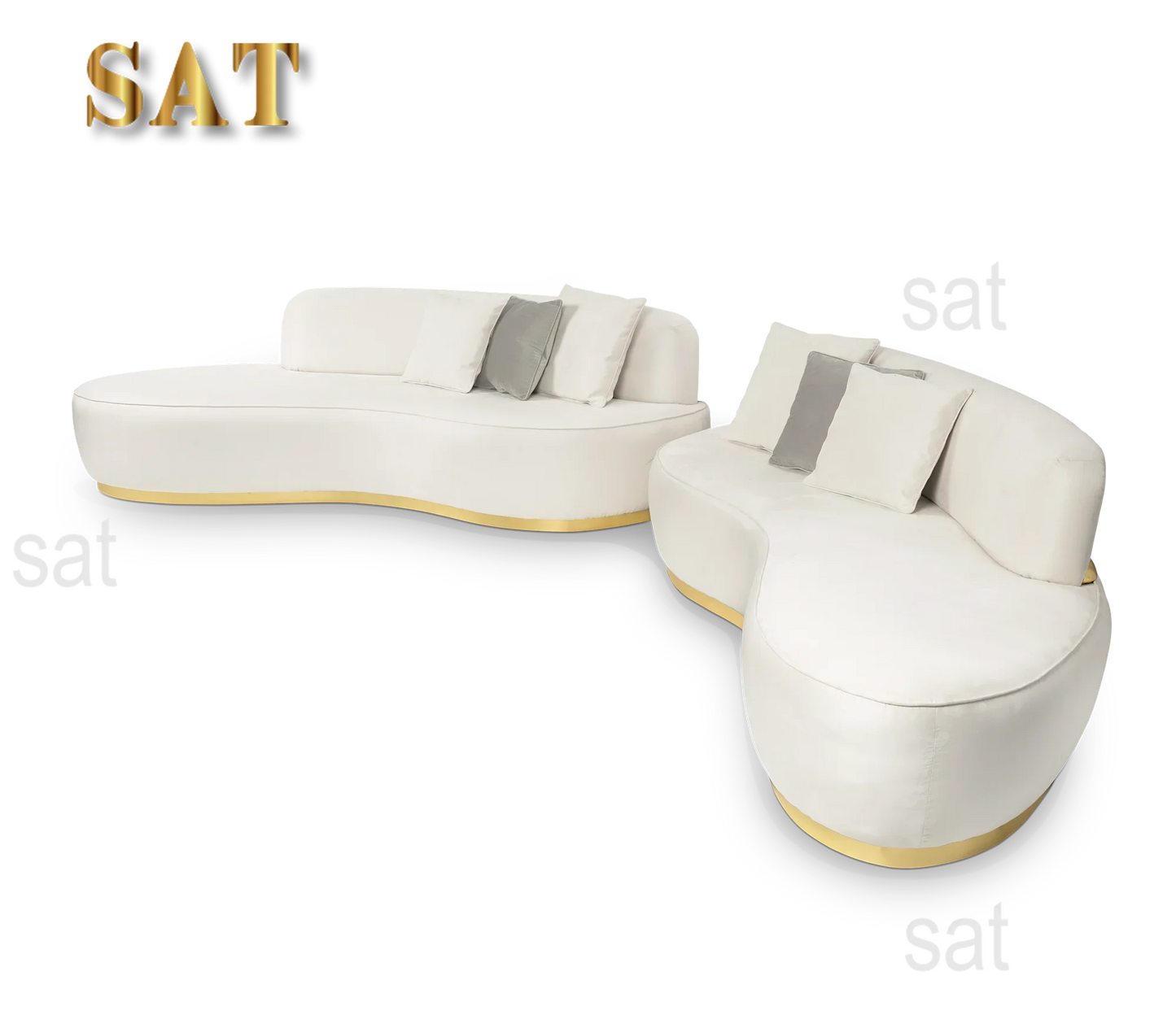 -Sectional living room furniture Foshan furniture wedding party villa luxury sofa