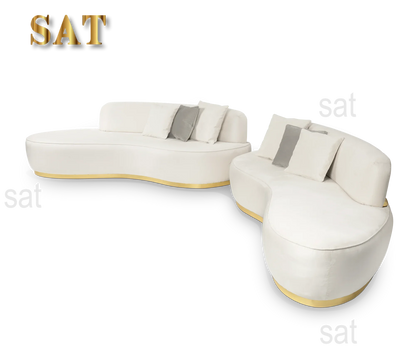-Sectional living room furniture Foshan furniture wedding party villa luxury sofa