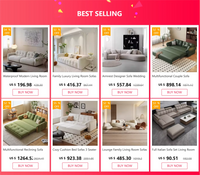 Living Room Sofas Luxury European Elegant Sectional Sofas Armchair Garden Minimalist Muebles Para El Hogar Home Accessories