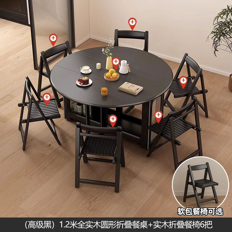 Waterproof Chair Dining Table Breakfast Modern Chair Side Dining Table Space Savers Round Set Sala Da Pranzo Home Furnitures