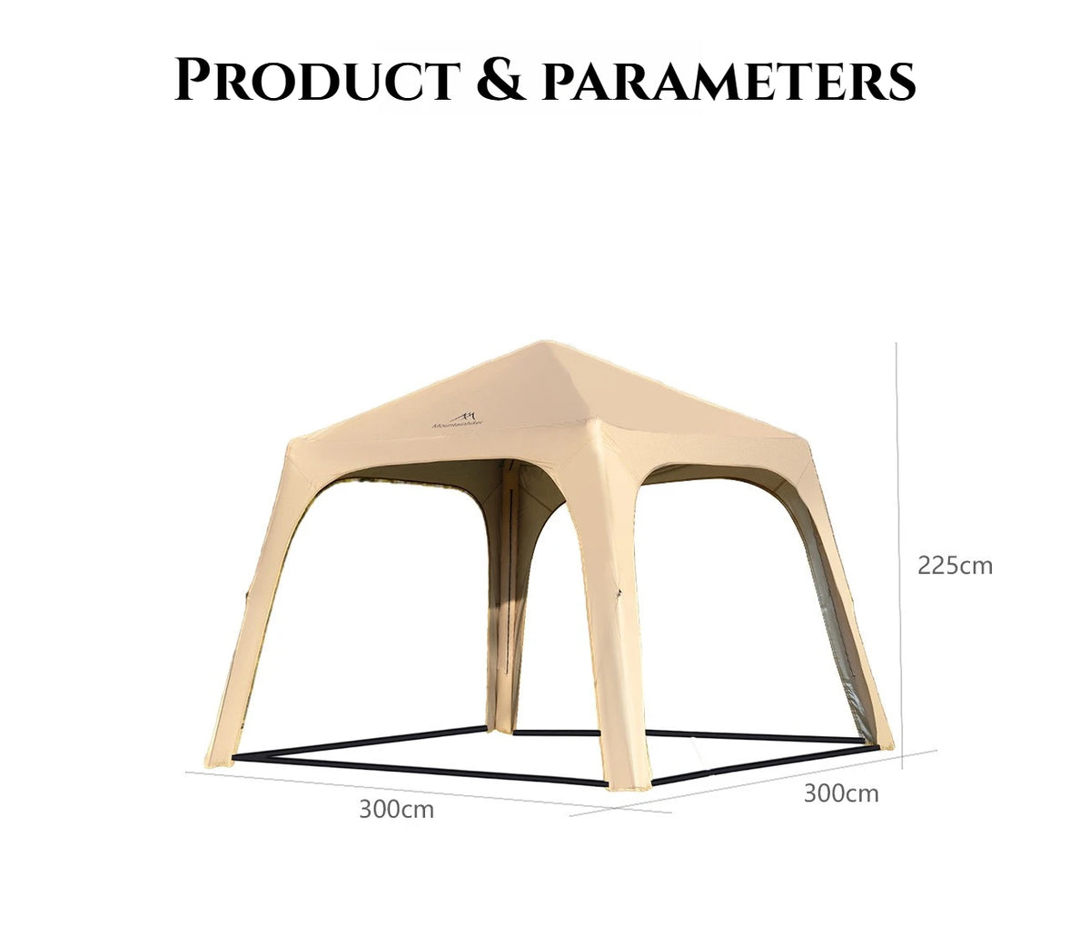 MOUNDAINHIKERInflatable Dome Outdoor Camping Waterproof Portable Tent Multiple People Large Capacity Park Sunscreen and Sunshade