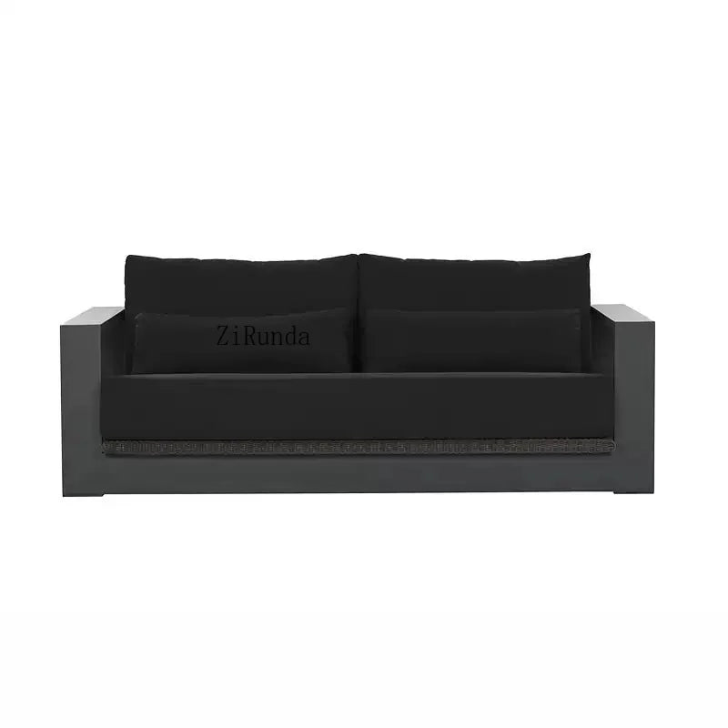 Aluminum alloy outdoor sofa open-air balcony villa courtyard coffee table combination furniture