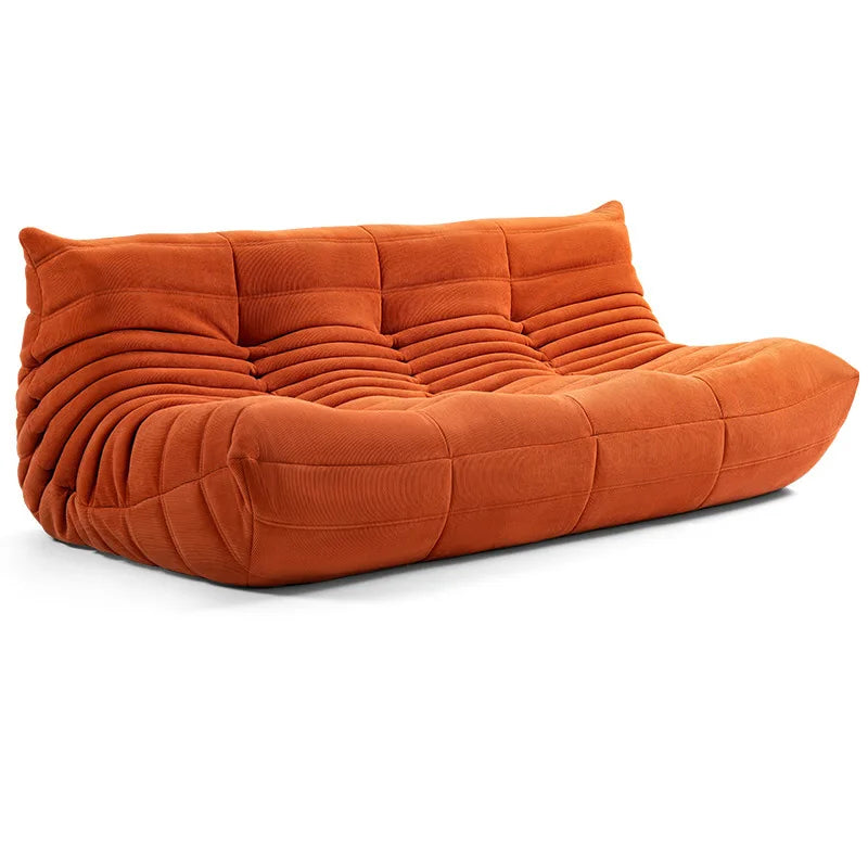 Cross-border supply caterpillar lazy sofa sitting recliner living room single double three Nordic leisure compression sofa