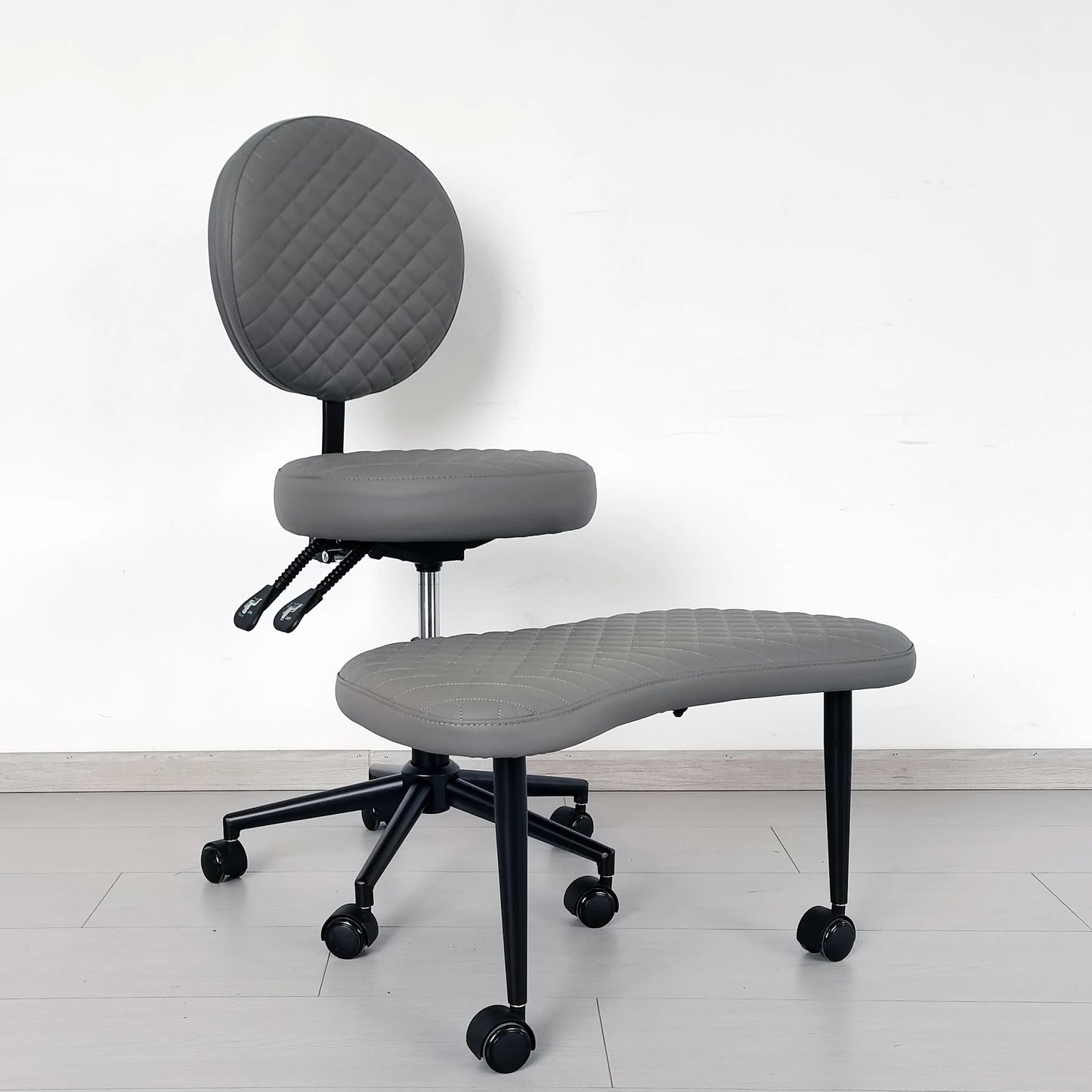 Cross Legged Chair - Meditation Chair With Wheels  ADHD Chair Height Adjustable Seat  Adjustable Footstool