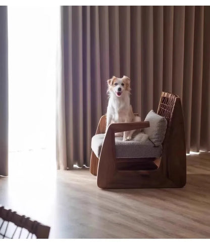 Salon Balcony Living Room Chairs Relax Modern Individual Wooden Living Room Chairs Comfortable Lazy Sillon Postmodern Furniture