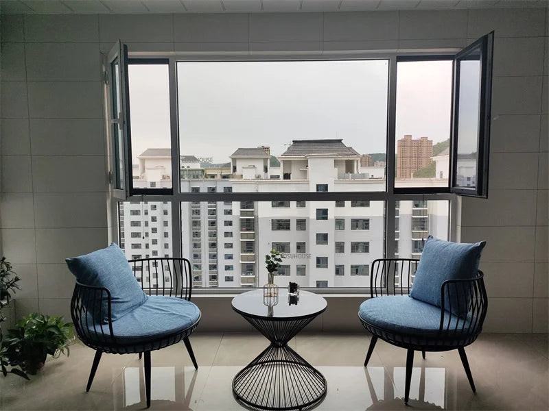 Living Room Furniture Bedroom Light Luxury Minimalist Single Sofa Chair Lounge Chair Nordic Wrought Iron Living Room Chairs