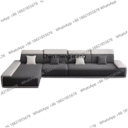 a55 Luxury Sectional Sofas Chaise Longue Bed Italian Modern Sofa Living Room Armchair Muebles Para El Hogar Home Furniture