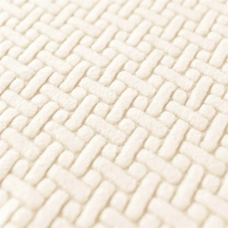 1/2/3 Seater Recliner Sofa Cover Jacquard Solid Color Stretch Couch Coushion Solid Color Sofa Slipcover for Living Room Home
