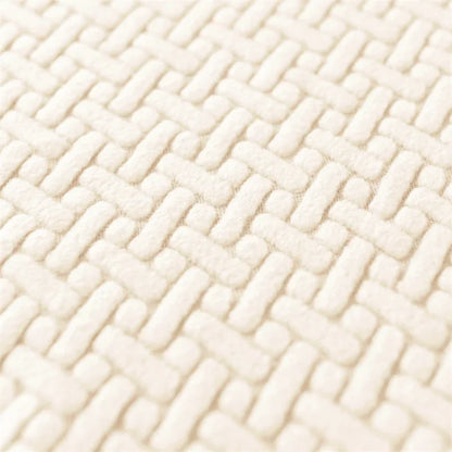 1/2/3 Seater Recliner Sofa Cover Jacquard Solid Color Stretch Couch Coushion Solid Color Sofa Slipcover for Living Room Home