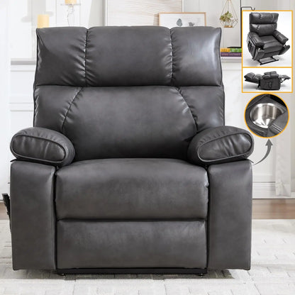 Extra Large Dual Motor Power Lift Recliner Chair, Lift Chair with Massage and Heat for Elderly, Lay Flat Recliner,, Customized