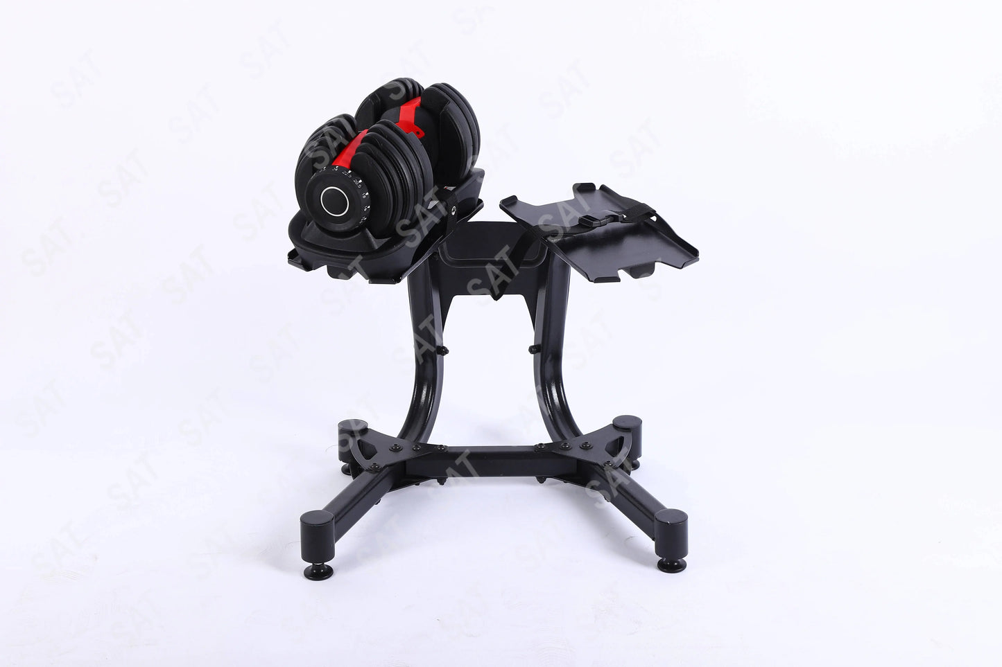 l Adjustable Dumbbell Bracket Metal Old Weight Bracket Storage Bracket with Wheels Dumbbell Weight Household