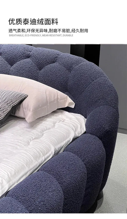 Lounge Clear Bed Decoration Beauty Room Decor Large Size European Sun Sleeping Bed Safe Letto Matrimoniale Trendy Furniture