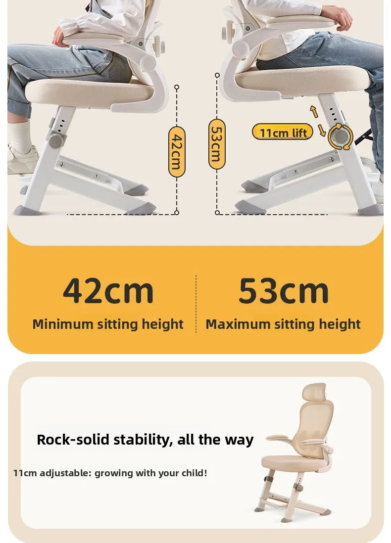 New model Durable Office Study Chair Computer Chair Household Desk Chair Student Writing Chair Waist Protection Ergonomic Chair