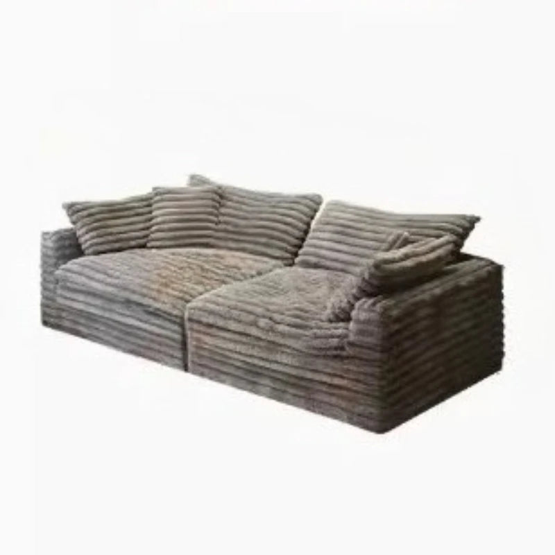 Corduroy Customizable Compression Sofa Cushion Bed Modern Relaxing Compression Sofa Design Arm Sedie Da Soggiorno Furnitures