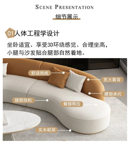 High Quality Living Room Sofas Adult Creative Unusual Comfortable Reception Sofas Decor Business Hotel Wedding Muebles Furniture