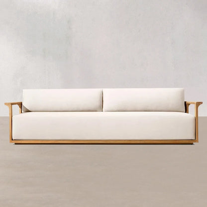 Modern Outdoor Garden Sofa Set Teak Furniture Modern Style Hotel Courtyard Furniture
