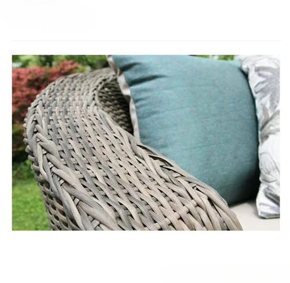 Aluminum Outdoor Garden Chair Rattan Furniture Set Rope Furniture Set Garden Sectional Sofa Set
