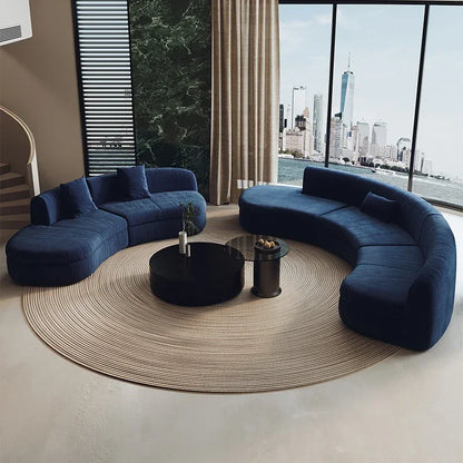 Semicircular curved special-shaped sofa beauty salon sales office hotel business hall rest area reception area negotiation