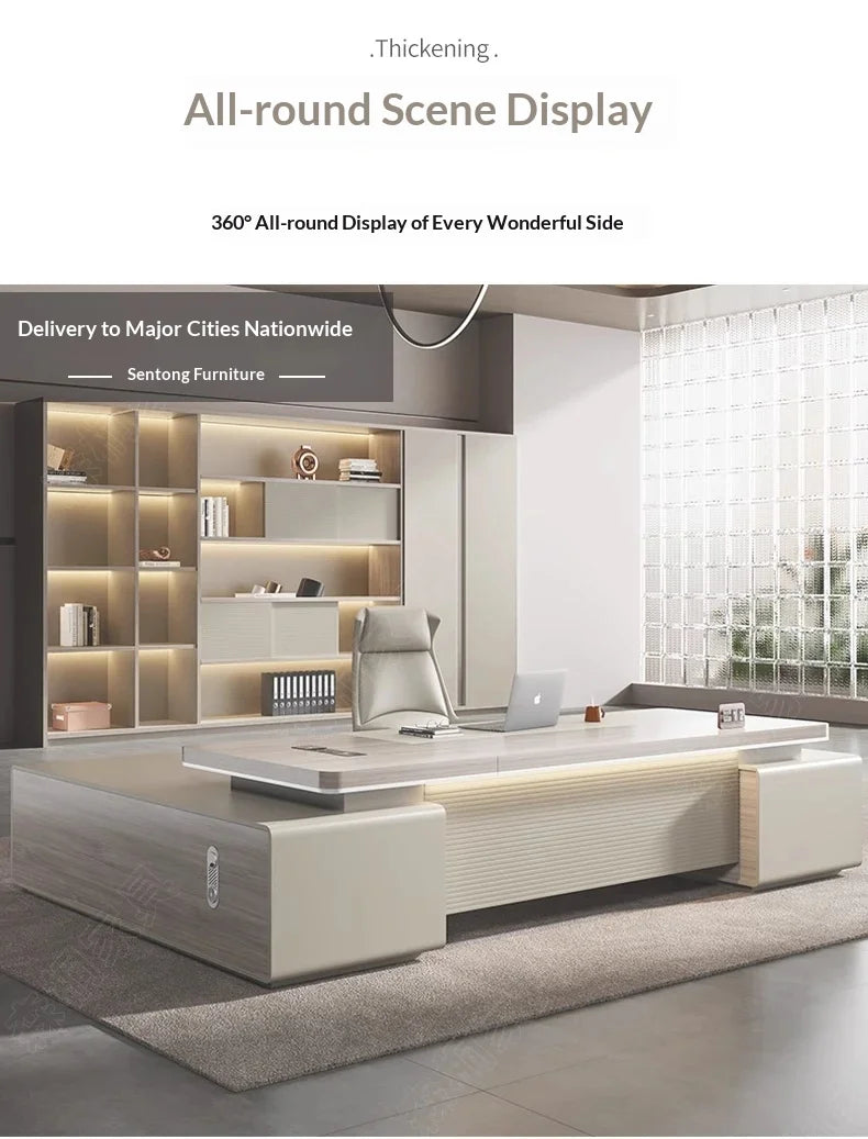 Computer Desk Modern Height Adjustable Electric Standing Workstation Memory Preset Home Office Professional Furniture Beauty