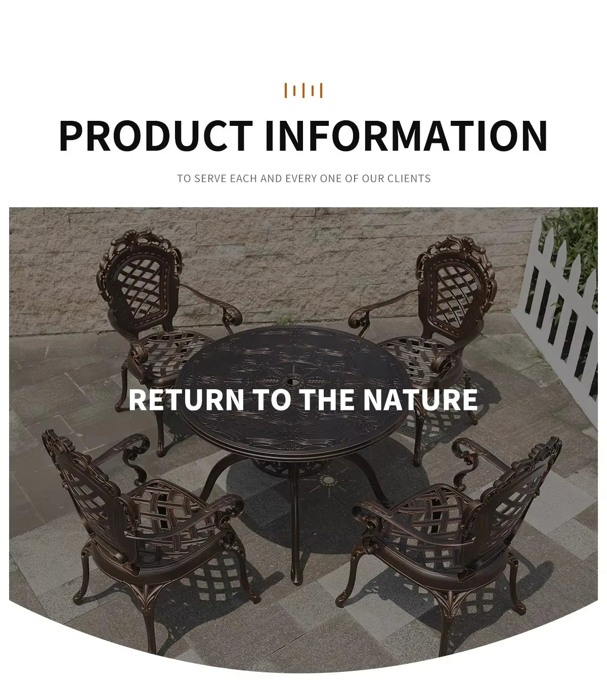 Cast Aluminum Outdoor Chair Set of 2 Beautifully Carved All Weather Patio Chairs Metal Bistro Chairs for Garden Porch Backyard