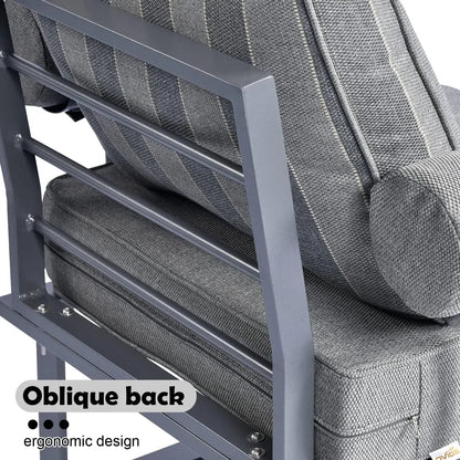 # Hot Aluminum Patio Conversation Set Of 6 Pieces Weather Resistant Outdoor Furniture Sofa Set With Armrest Cushion,Armchairs,Ot