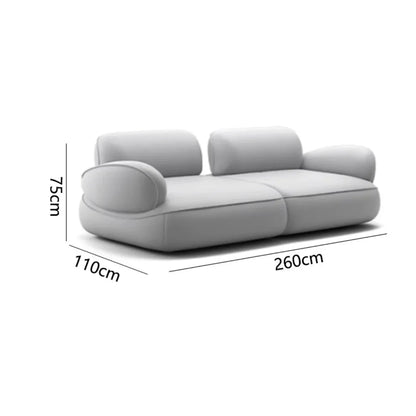 Snail sofa Milan Italian minimalist curved backrest adjustable modern simple wind sofa living room villa sofa