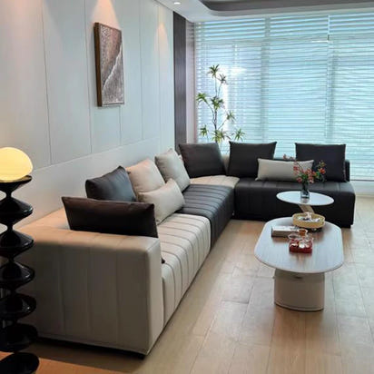 Floor Leather Living Room Sofas Couch Luxury Recliner Corner Pouf Living Room Sofas Lounge Bedroom Divano Postmodern Furniture