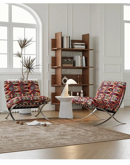 LL Stainless Steel Relaxing Chair Sturdy and Durable Single-person Sofa Chair Modern Leisure Chair Luxury Living Room Furniture