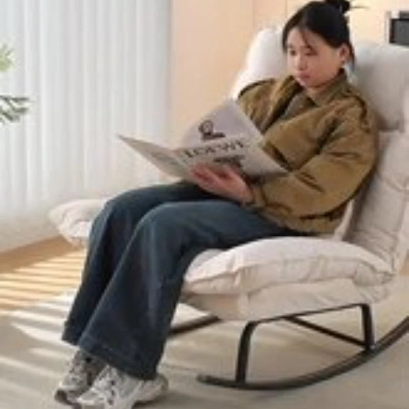 Lazy Sofa, Rocking Chair, Lounge Chair, Balcony, Home Use Leisure Chair, Reclining or Sleeping, Living Room Rocking Chair