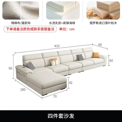 Minimalist Leather Frame Sofa Gaming Background Modular Sleeper Sofa Modern Recliner Lounge Lazy Women Divano Lounge Furniture