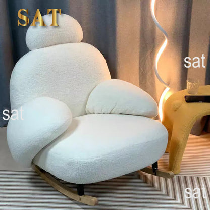 Single Recliner Rocking Chair Living Room Furniture Arm Chaise Leisure Lounge Chair Living Room Modern Leisure Sofa Chairs