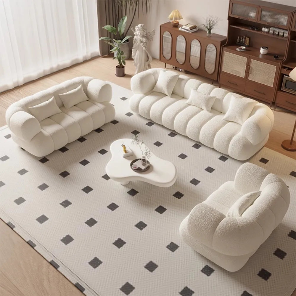 Plush Luxury Living Room Sofa Europe Family Minimalist Relaxing Sofa Lounger Filler Muebles Para El Hogar Furniture Decoration