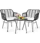 QAZ8-Q8 pieces outdoor Wicker rattan patio sectional furniture set.glass top table with hidden storage.7 sofa sections. oversize