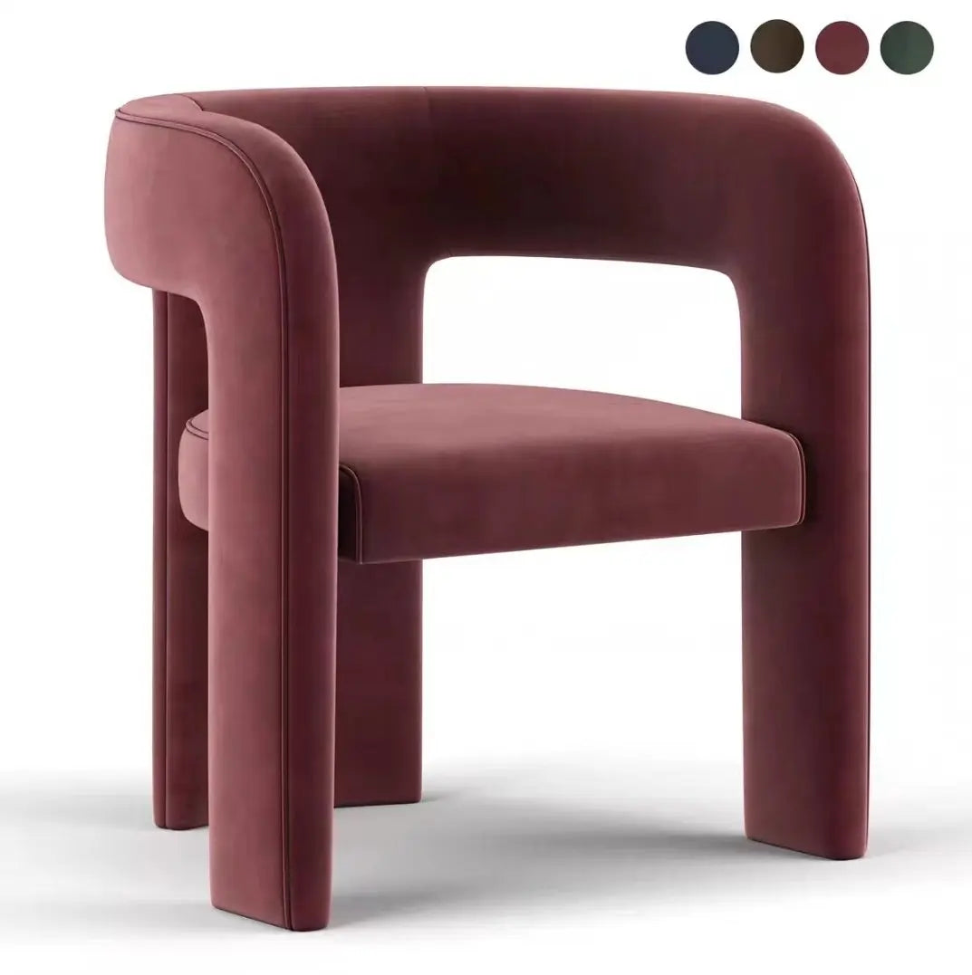 Light luxury fabric single sofa chair modern simple tiger chair