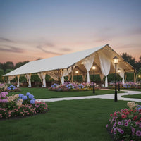 Luxury Wedding Event Tent Outdoor Marquee Aluminum Frame Party Banquet Exhibition Gardens Custom Commercial Pavilion Shelter OEM