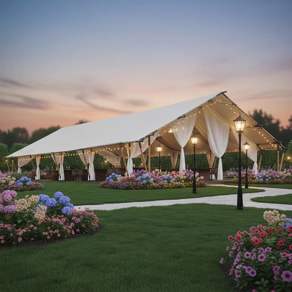 Luxury Wedding Event Tent Outdoor Marquee Aluminum Frame Party Banquet Exhibition Gardens Custom Commercial Pavilion Shelter OEM