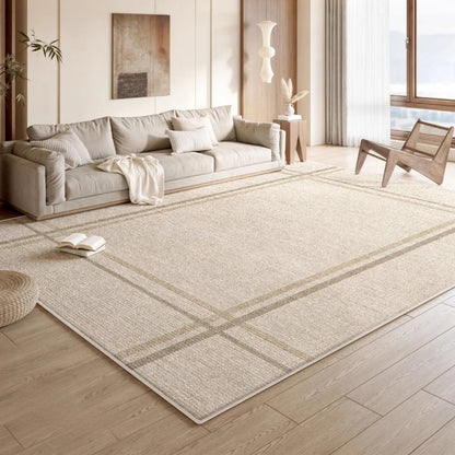 Cream Style Rugs for Bedroom Fluffy Soft Soft Rug Large Area Living Room Decoration Washable Carpet Thick Plush Lounge Floor Mat