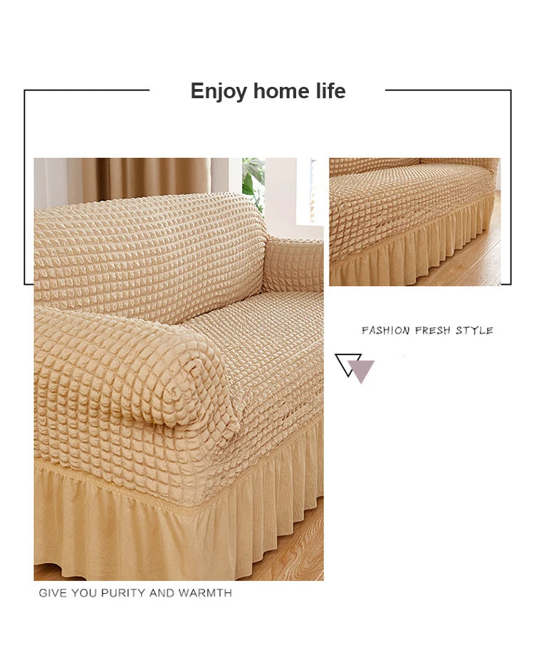 Straight Sofa Cover for Couch, Armchair Covers, 2 and 3 Seats, Corner Living Room, Modern Sides, Chair Elastic Set Furniture