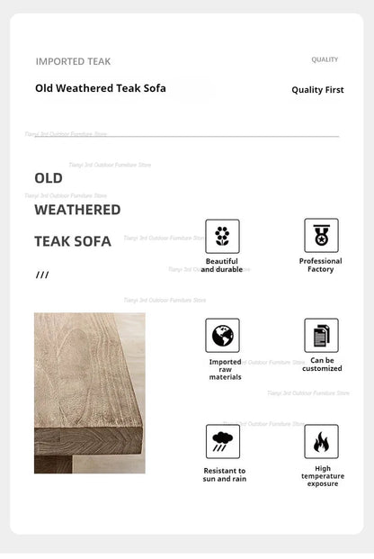 Japanese Style Waterproof and Sunscreen Garden Sofas Simplicity  Designer Modern Garden Sofas Art Outdoor Furniture Divano HBOS