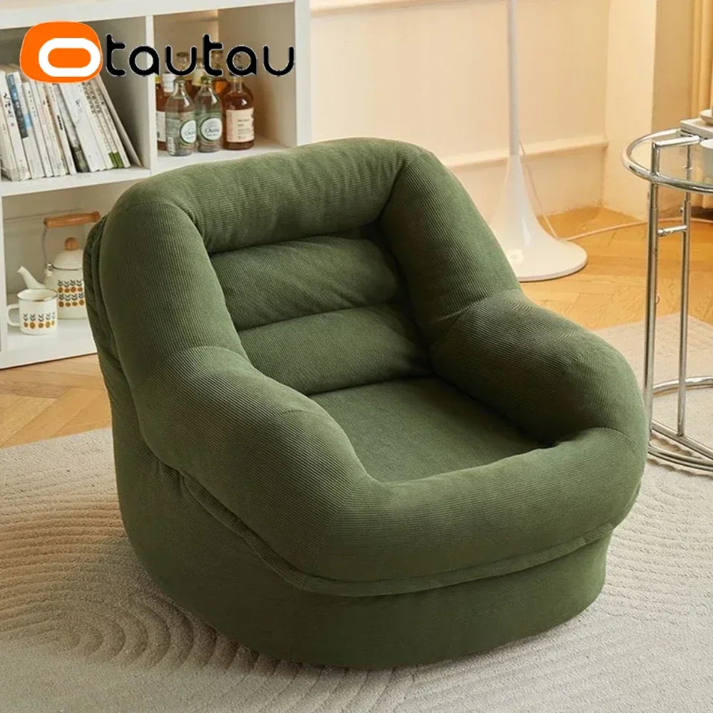 OTAUTAU Corduroy Bean Bag Cover SF325【No Filler Inside! You Need To Buy Filler By Yourself !】