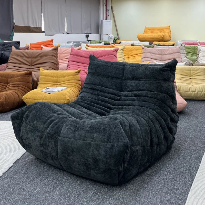 Lazy sofa sofa light luxury simple chair suede freehand space recliner