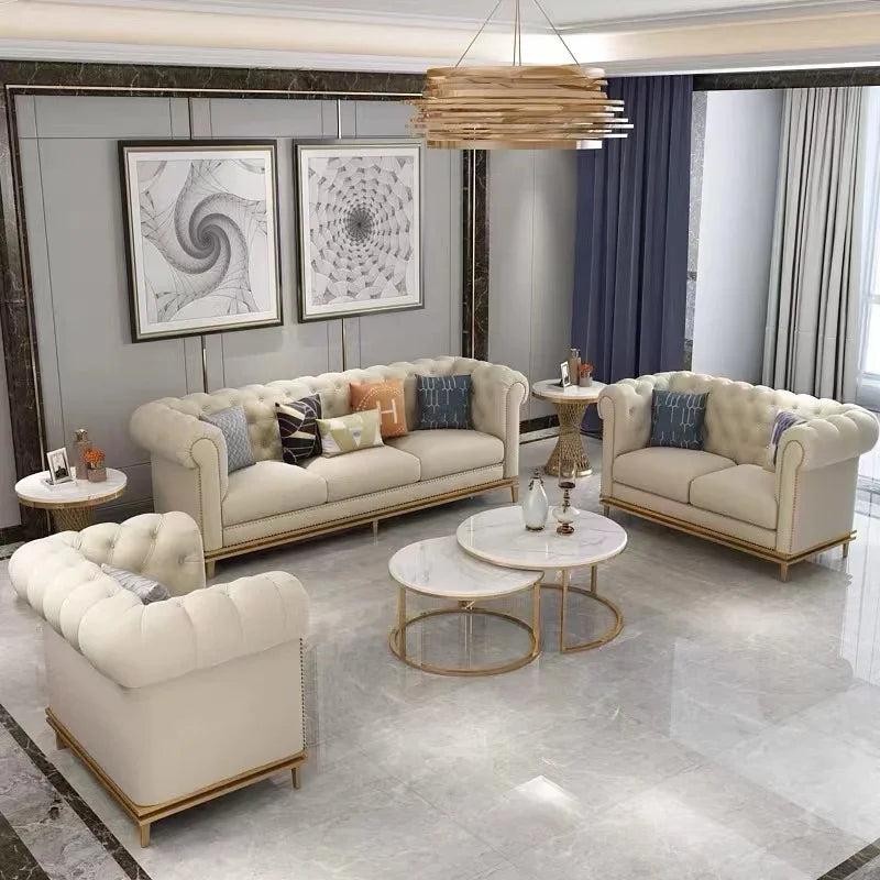 luxury Sofa Set designs couch modern living room Furniture sectionals fabric for chesterfield sofa set modernos e luxuosos