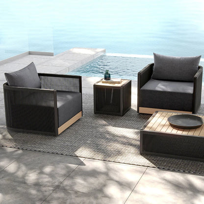 Outdoor sofa, homestay hotel, open-air balcony, sunroom, villa, waterproof and sunproof leisure furniture set