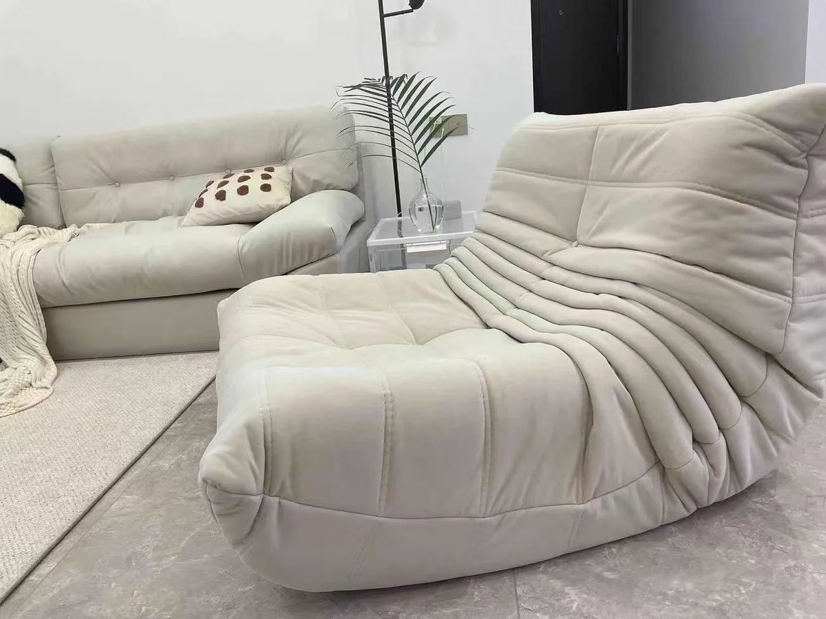 Caterpillar lazy sofa, living room, balcony, bedroom, single person leisure lounge chair, internet-famous sofa chair, leisure